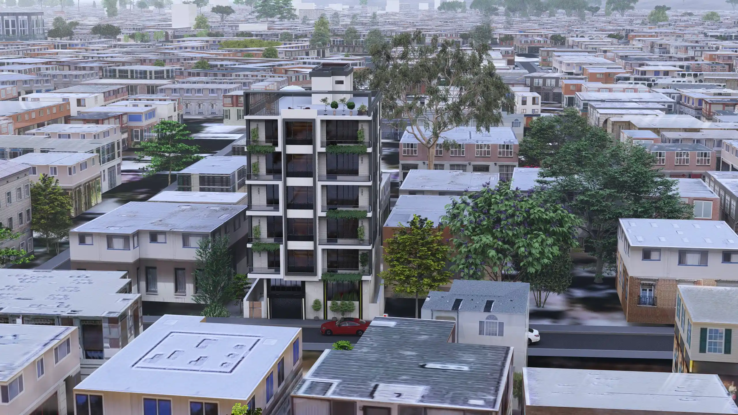 Modern Residential Project in Taimani Square, Kabul